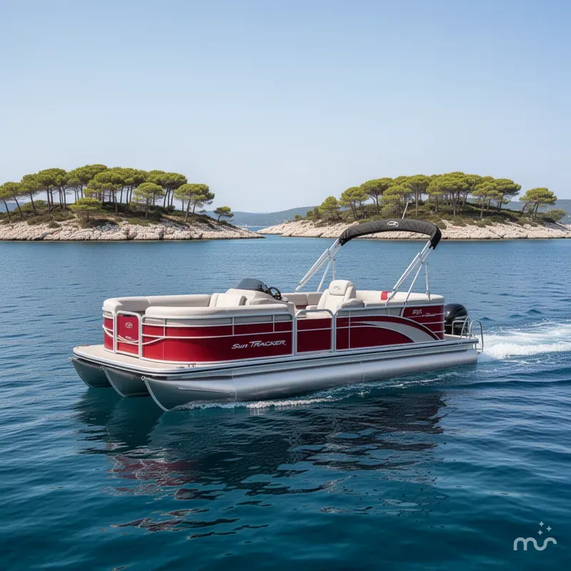 The Image of Sun Tracker Party Barge 22 DLX 2026 - 0