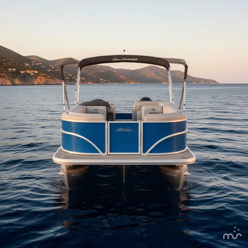 Slide: The Image of Sun Tracker Party Barge 20 DLX 2026 - 3
