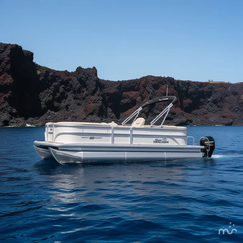 Slide: The Image of Sun Tracker Party Barge 22 XP3 2026 - 2