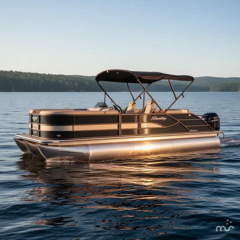 Slide: The Image of Bentley Pontoons Legacy 223 Swingback 2026 - 2