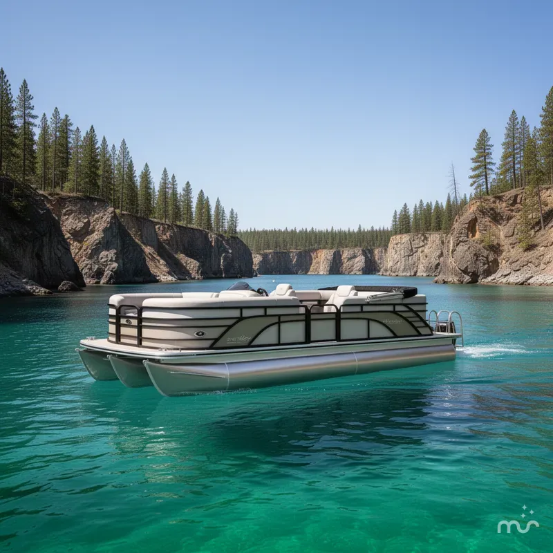 Slide: The Image of Bentley Pontoons Elite 253 Swingback 2026 - 2