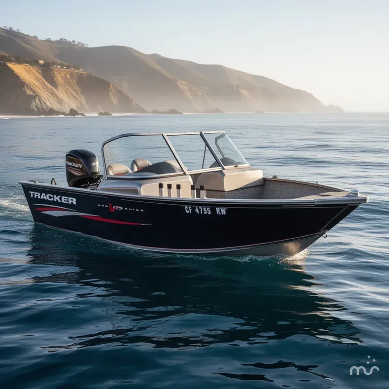 Slide: The Image of Tracker Pro Guide V-175 WT 2015 - 0