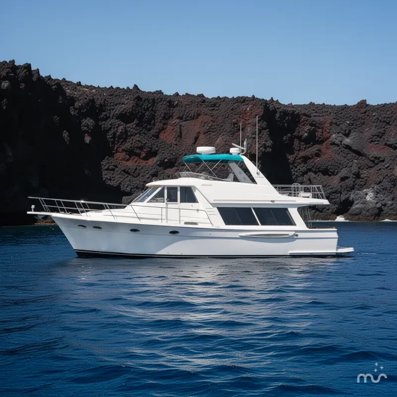 Slide: The Image of Meridian 490 Pilothouse 2004 - 2