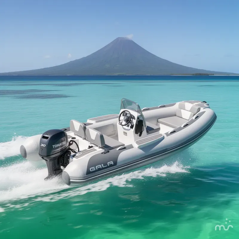 Slide: The Image of Gala Viking V330 with Tohatsu 30HP 2026 - 4