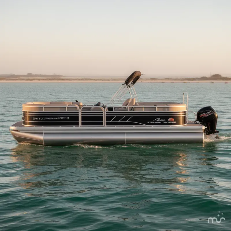 Slide: The Image of Sun Tracker Party Barge 22 DLX 2022 - 0
