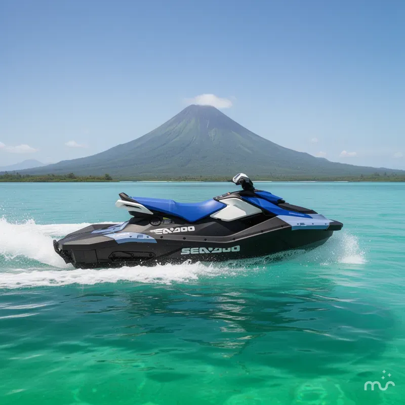 Slide: The Image of Sea-Doo Spark for 3 90 hp Convenience package with iBR 2026 - 4