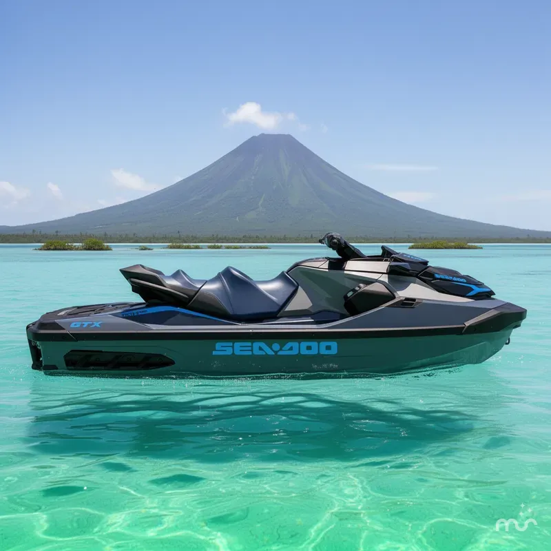 Slide: The Image of Sea-Doo GTX 170 Tech Package, Audio, iDF, iBR 2026 - 2