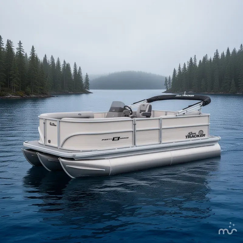 The Image of Sun Tracker Party Barge 16 DLX 2026 - 0
