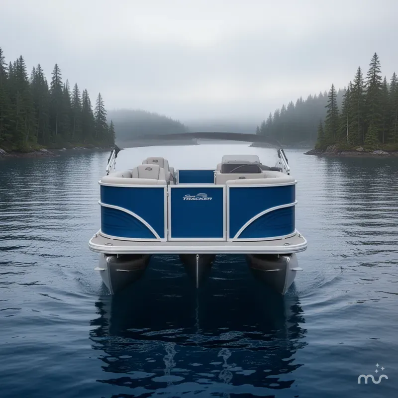 Slide: The Image of Sun Tracker Party Barge 16 DLX 2026 - 3