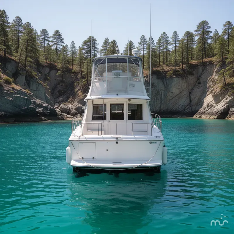 Slide: The Image of Bayliner 3488 Command Bridge Motoryacht 2001 - 3