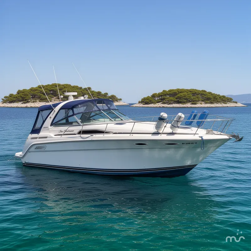 Slide: The Image of Sea Ray Sundancer 350 1990 - 2