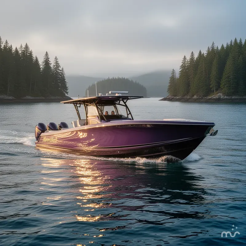 Slide: The Image of Nor-Tech 390 Sport Center Console 2026 - 4