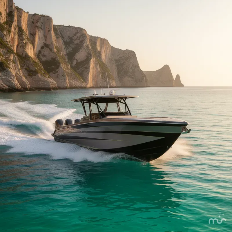 Slide: The Image of Nor-Tech 390 Sport Center Console 2026 - 4