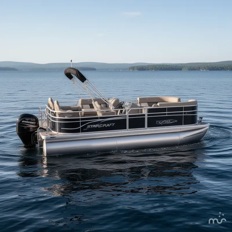 Slide: The Image of Starcraft LX 20 Fish & Cruise Pontoon $24995 2022 - 1