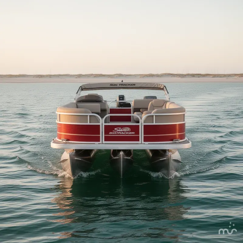 Slide: The Image of Sun Tracker SUNTRACKER PARTY BARGE 18 DLX W/75 HP 2025 - 1