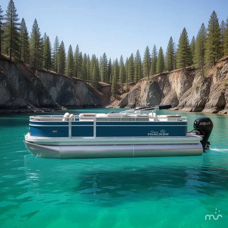 Slide: The Image of Sun Tracker Fishin' Barge 20 DLX 2026 - 2