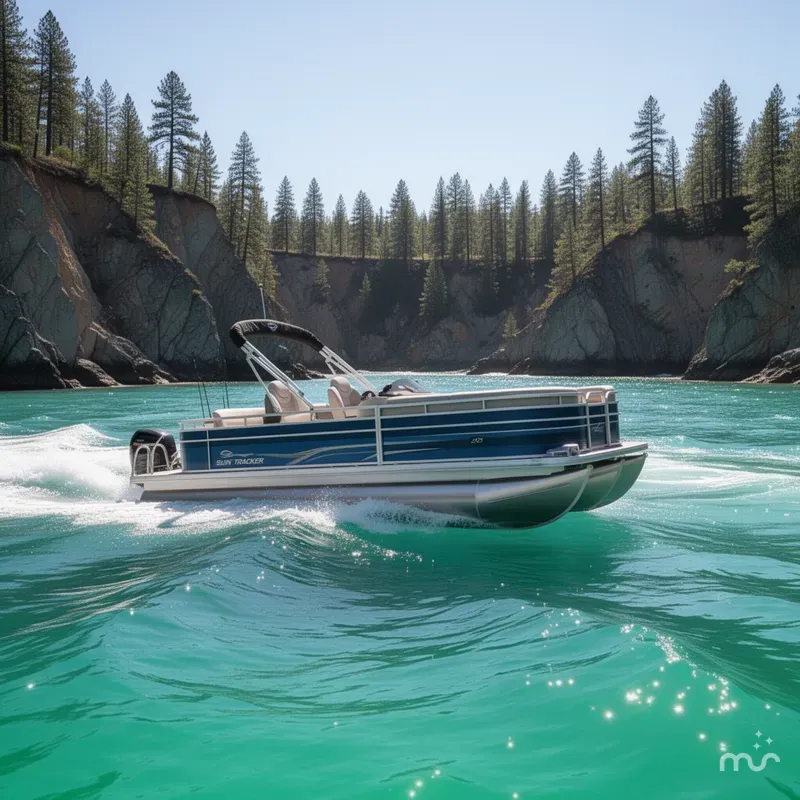 Slide: The Image of Sun Tracker Fishin' Barge 20 DLX 2026 - 4