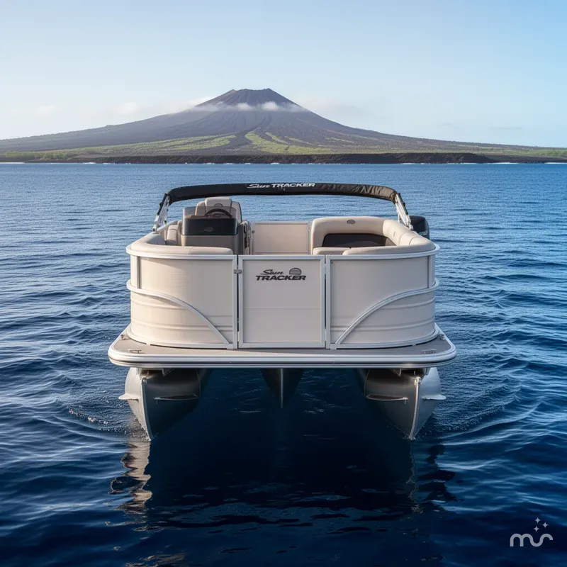 Slide: The Image of Sun Tracker Party Barge 16 DLX 2026 - 3