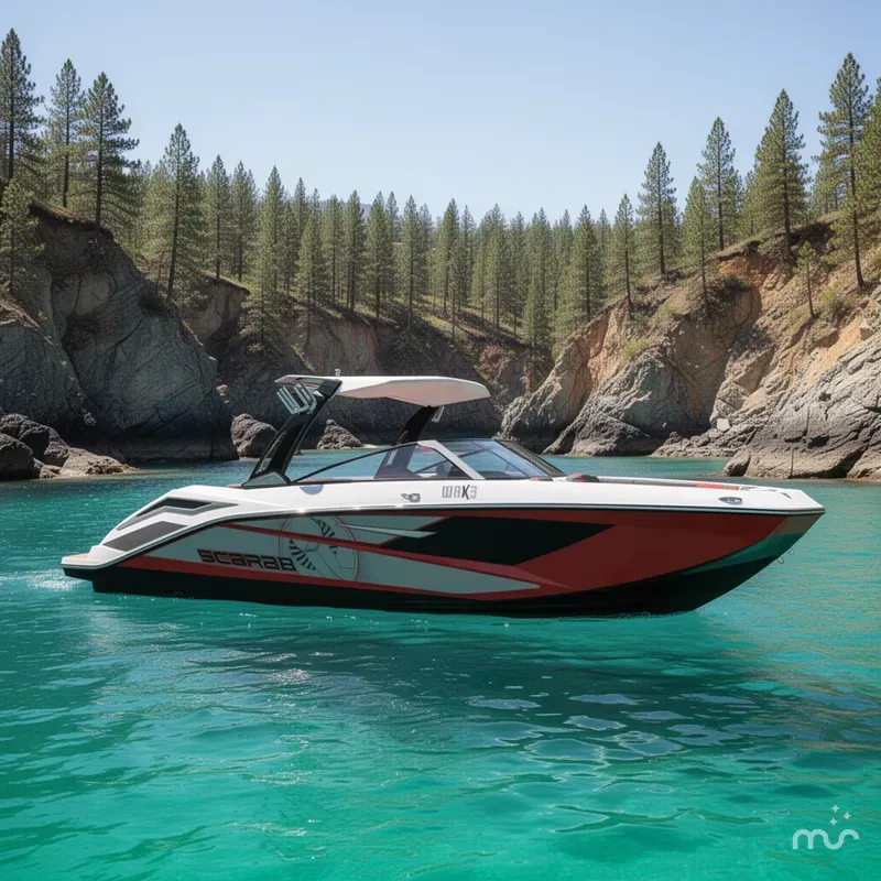 Slide: The Image of Scarab 285 LX Wake 2026 - 2