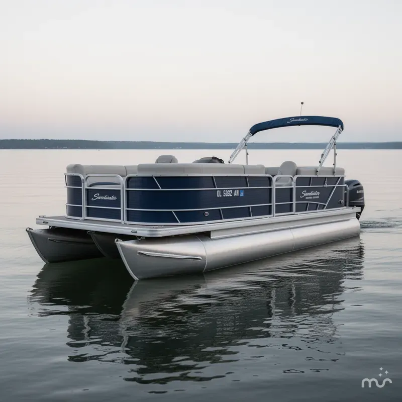 Slide: The Image of Godfrey 2286 Sweetwater Pontoon 2015 - 1