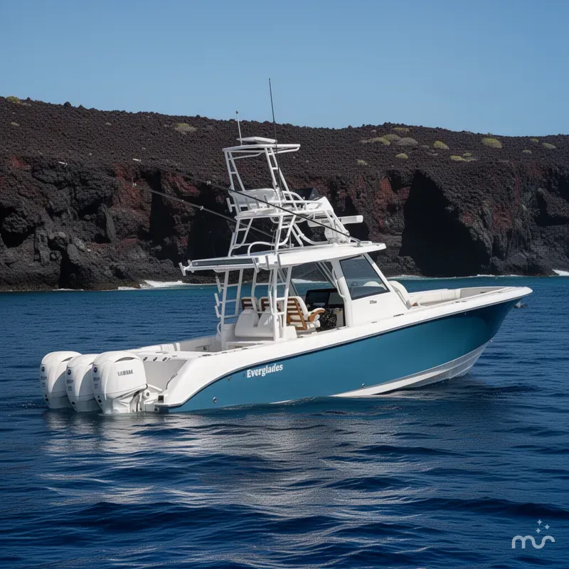 Slide: The Image of Everglades 375 Center Console 2026 - 2