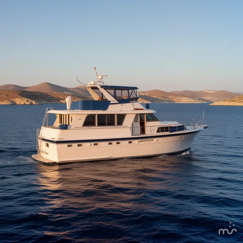 The Image of Hatteras 53 Extended Deckhouse Motor Yacht 1984 - 0