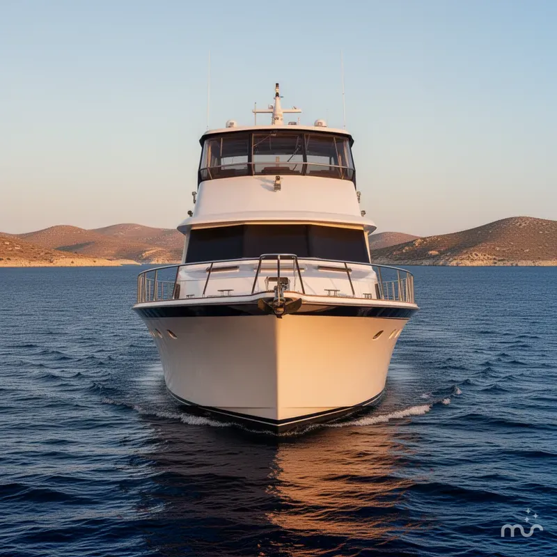 Slide: The Image of Hatteras 53 Extended Deckhouse Motor Yacht 1984 - 1