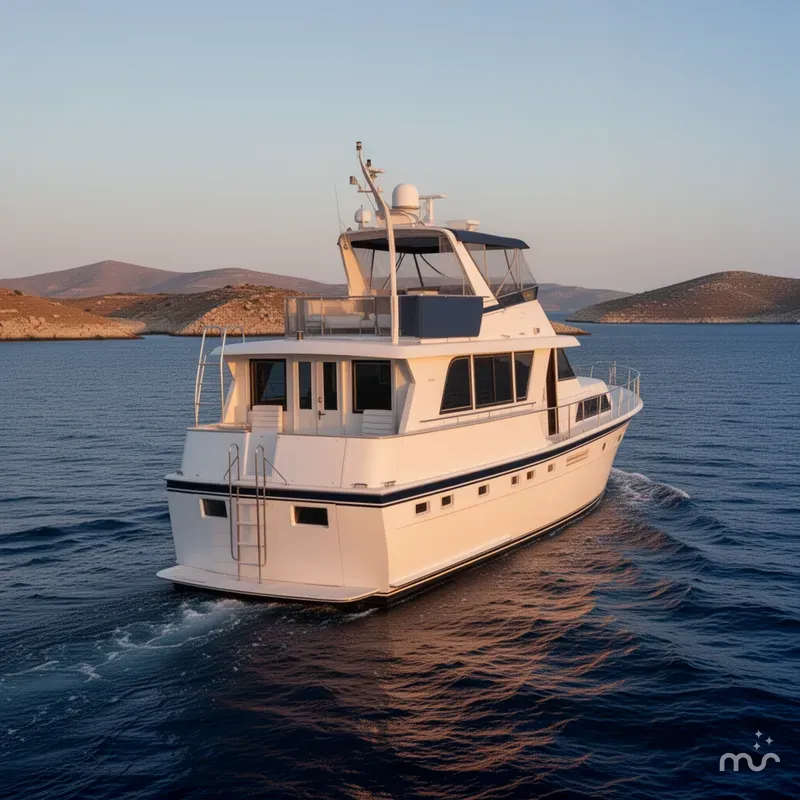 Slide: The Image of Hatteras 53 Extended Deckhouse Motor Yacht 1984 - 3