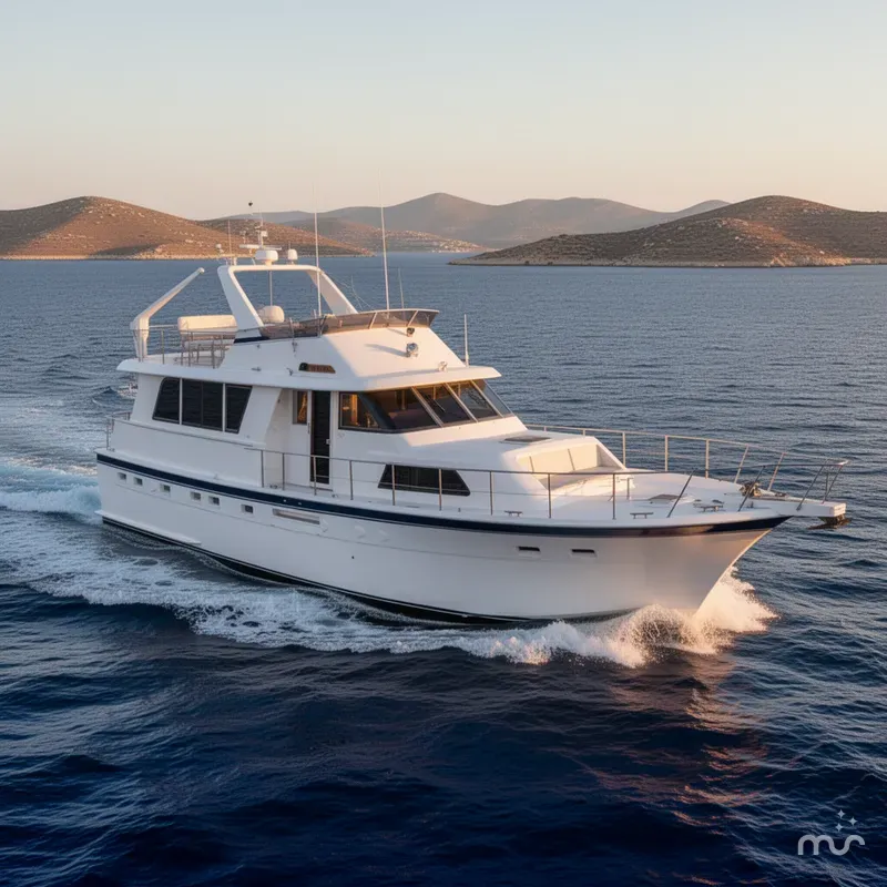 Slide: The Image of Hatteras 53 Extended Deckhouse Motor Yacht 1984 - 4