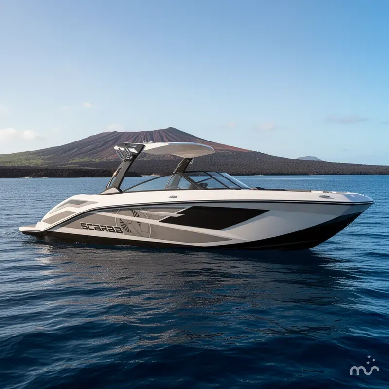 Slide: The Image of Scarab 285 LX Wake 2026 - 2