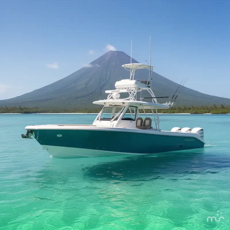 Slide: The Image of Everglades 395 Center Console 2026 - 2