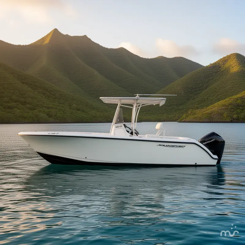 Slide: The Image of Aquasport 2200 Center Console 2023 - 2