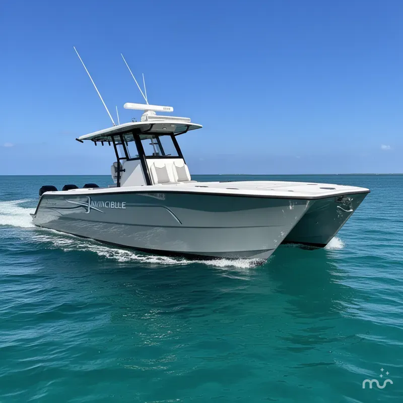 Slide: The Image of Invincible 35 Catamaran 2022 - 0