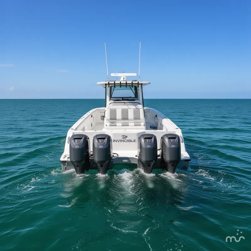 Slide: The Image of Invincible 35 Catamaran 2022 - 2