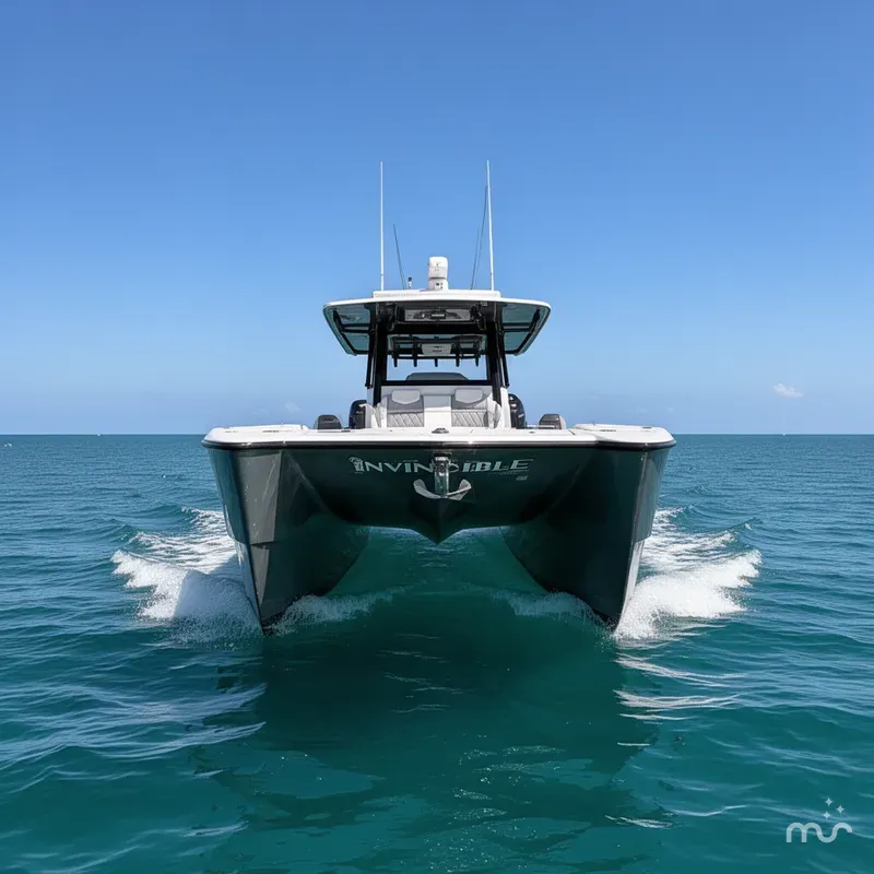 Slide: The Image of Invincible 35 Catamaran 2022 - 3