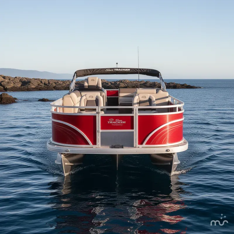 Slide: The Image of Sun Tracker Fishin' Barge 22 DLX 2026 - 1