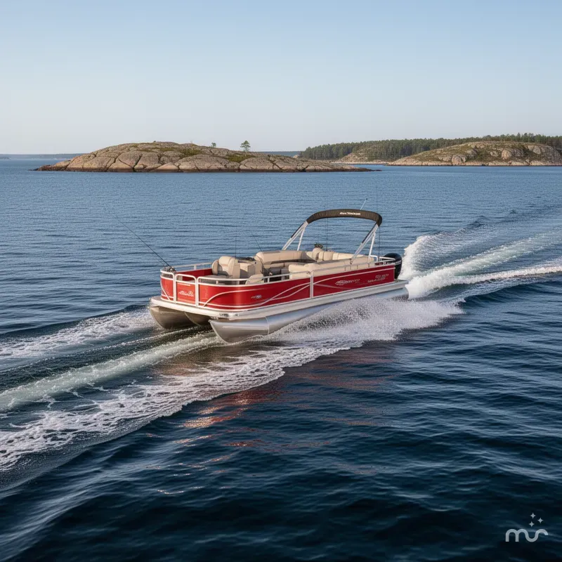 Slide: The Image of Sun Tracker Fishin' Barge 22 DLX 2026 - 4