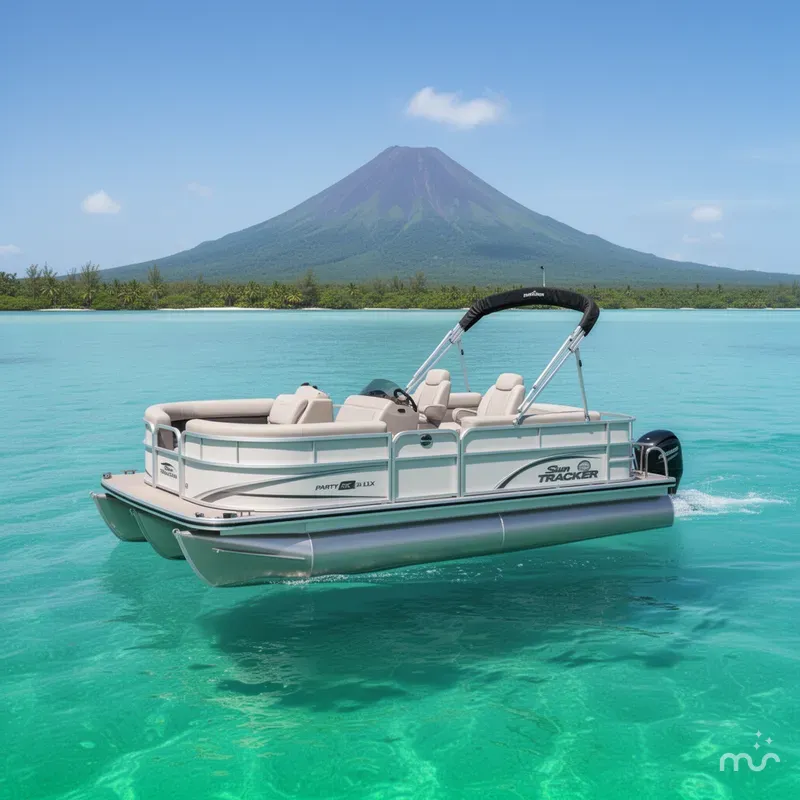 The Image of Sun Tracker Party Barge 16 DLX 2026 - 0