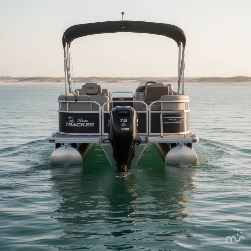 Slide: The Image of Sun Tracker Bass Buggy 18 DLX 2026 - 2