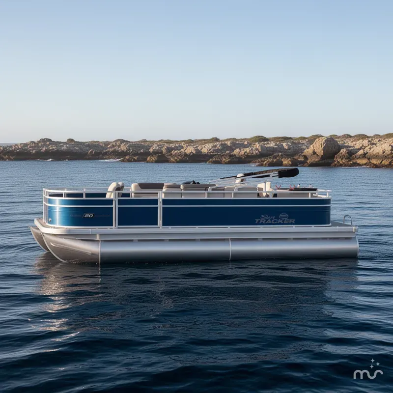 Slide: The Image of Sun Tracker Fishin' Barge 20 DLX 2026 - 2