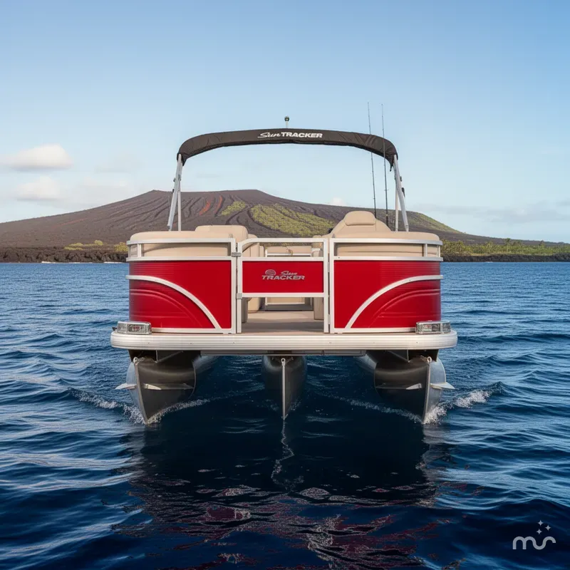 Slide: The Image of Sun Tracker Fishin' Barge 22 DLX 2026 - 1