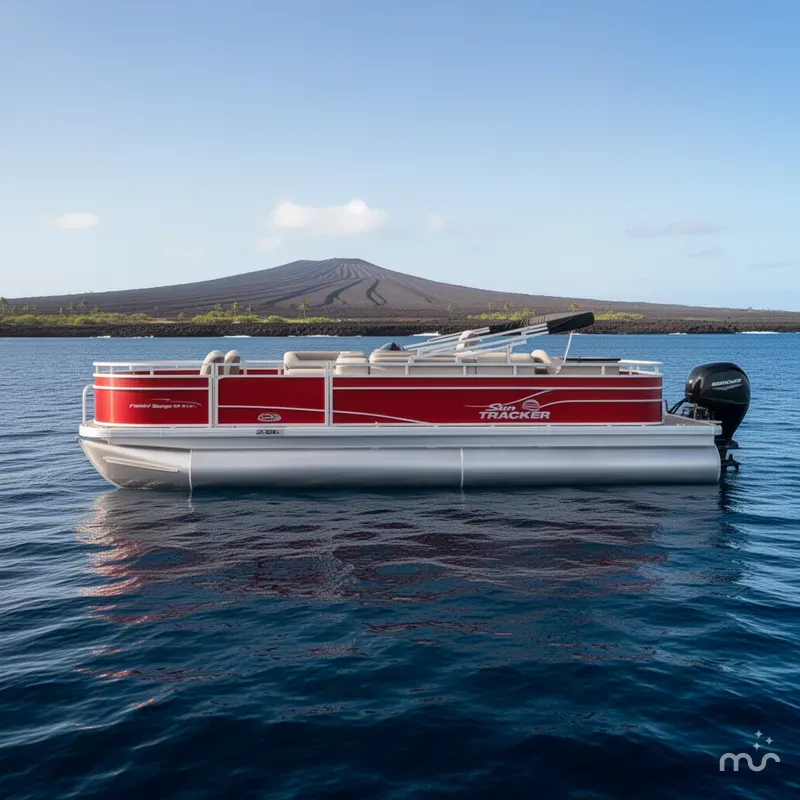 Slide: The Image of Sun Tracker Fishin' Barge 22 DLX 2026 - 2