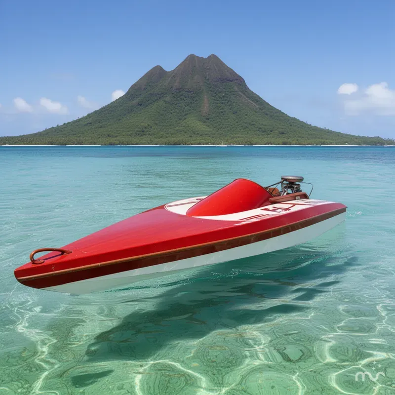 The Image of Custom 13' Desilva F class Alky race boat 1987 - 0