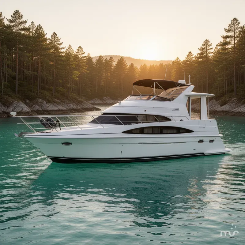 Slide: The Image of Carver Yachts 396 Aft Cabin Motor Yacht 2004 - 2