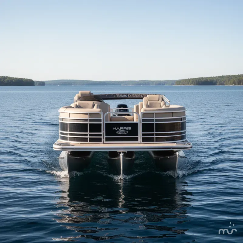 Slide: The Image of Harris 220 Solstice Pontoon 2015 - 1