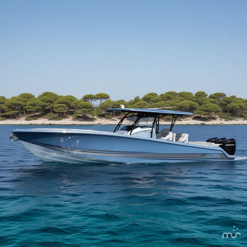 Slide: The Image of Nor-Tech 390 Sport Center Console 2021 - 2
