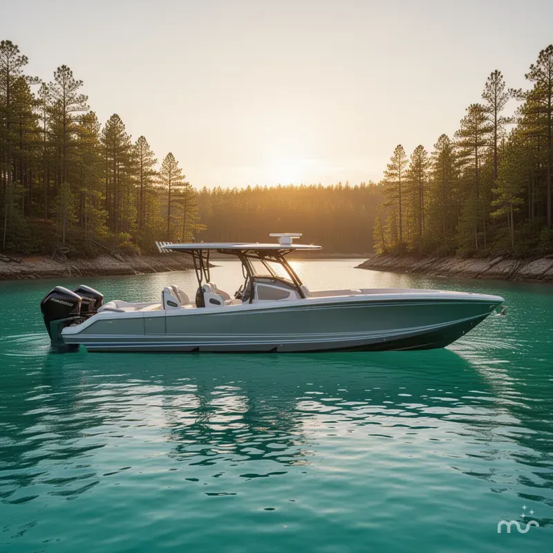 Slide: The Image of Nor-Tech 390 Sport Center Console 2023 - 2