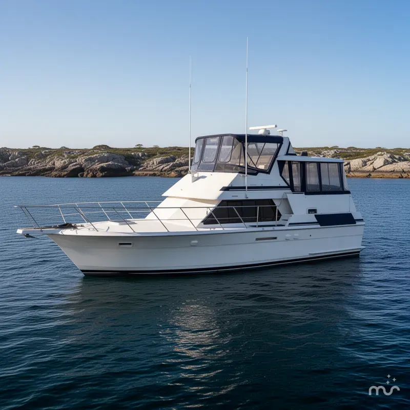 Slide: The Image of Hatteras 40 Motor Yacht 1991 - 2
