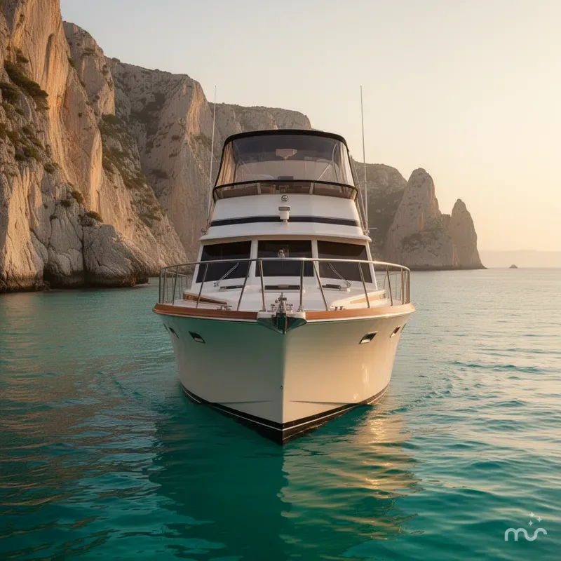 Slide: The Image of Chris-Craft 382 Commander 1984 - 1