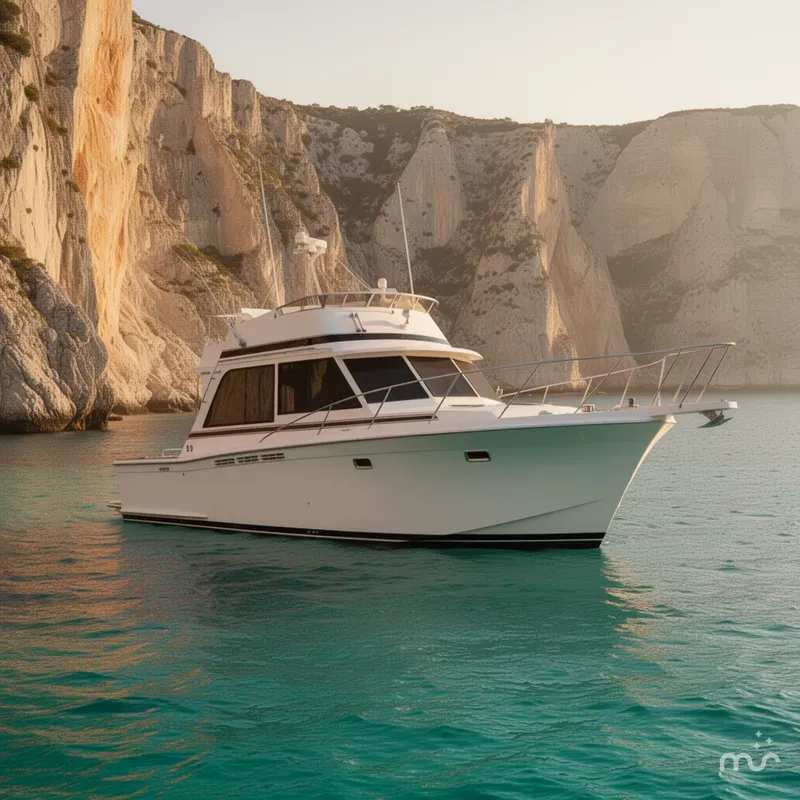 Slide: The Image of Chris-Craft 382 Commander 1984 - 2